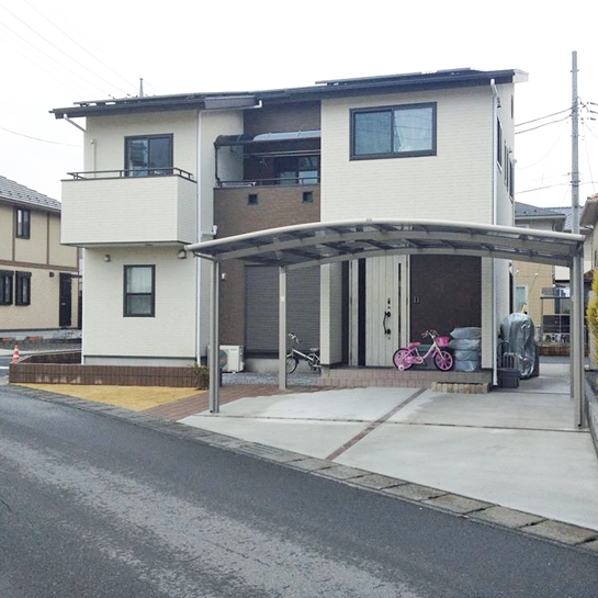 カーポート完成！(栃木県宇都宮市Ｕ様邸）